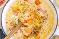 Creamy Cordon Bleu Chicken Soup