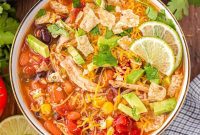 Zesty Chicken Taco Soup Delight