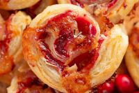 Elegant Cranberry Brie Spirals