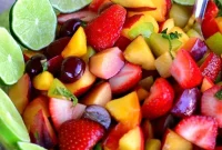 Lime Mint Fruit Salad