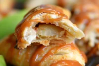 Golden Caramel Apple Pockets