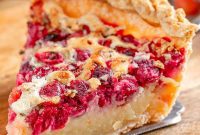 Crimson Cranberry Custard Delight