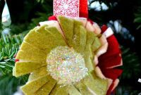 Hand-Stitched Felt Flower Decorations