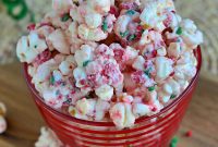 Candy Cane Crunch Popcorn