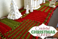 Charming Holiday Crochet Table Runner