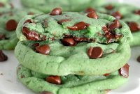 Refreshing Mint Chocolate Chip Cookies