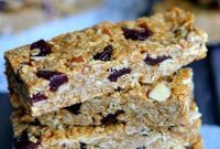Handcrafted Cherry Almond Granola Bars