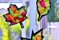 Autumn Leaf Suncatchers