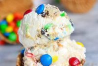 No-Churn Monster Cookie Dough Ice Cream