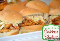 Tangy Tso Sliders with a Crispy Slaw Kick