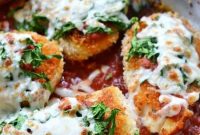 Lightning-Fast Parmesan Chicken and Spinach Skillet