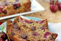 Decadent Chocolate Cherry Banana Loaf
