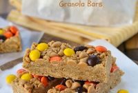 Decadent Reese’s Peanut Butter Granola Bars