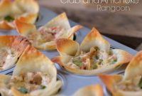 Crispy Baked Crab and Artichoke Wontons