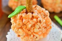 Autumn Pumpkin Popcorn Bites
