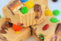 Ultimate Peanut Butter Candy Bar Fudge