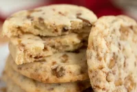 Golden Toffee Fridge Cookies