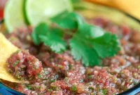 Homemade Garden Blender Salsa