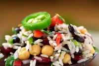Vibrant Wild Rice and Triple Bean Salad