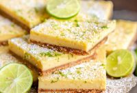 Tangy Key Lime Bars