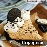 No Bake Peanut Butter Cheesecake Pie