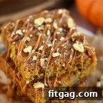 Caramel Pumpkin Blondies, a festive dessert for any gathering.