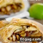 Beautifully baked Apple Walnut Strudel, golden and flaky, ready to be sliced and served.