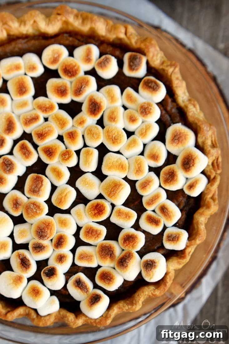 Autumn Spice Sweet Potato Cloud 3 A classic pie with a sticky sweet update...Spiced Sweet Potato Pie with Marshmallow Topping! This easy and DELICIOUS pie needs to make it onto YOUR holiday menu!
