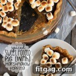 Autumn Spice Sweet Potato Cloud 7 Spiced Sweet Potato Pie with Marshmallow Topping