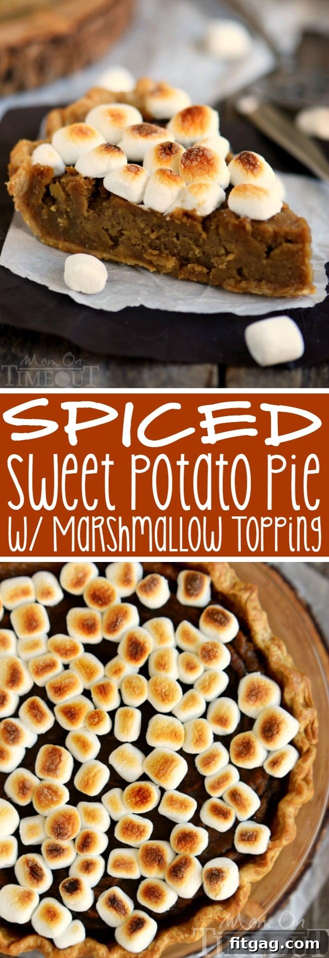 Autumn Spice Sweet Potato Cloud 8 A classic pie with a sticky sweet update...Spiced Sweet Potato Pie with Marshmallow Topping! This easy and DELICIOUS pie needs to make it onto YOUR holiday menu!