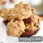 A single Buttermilk Pecan Praline square.