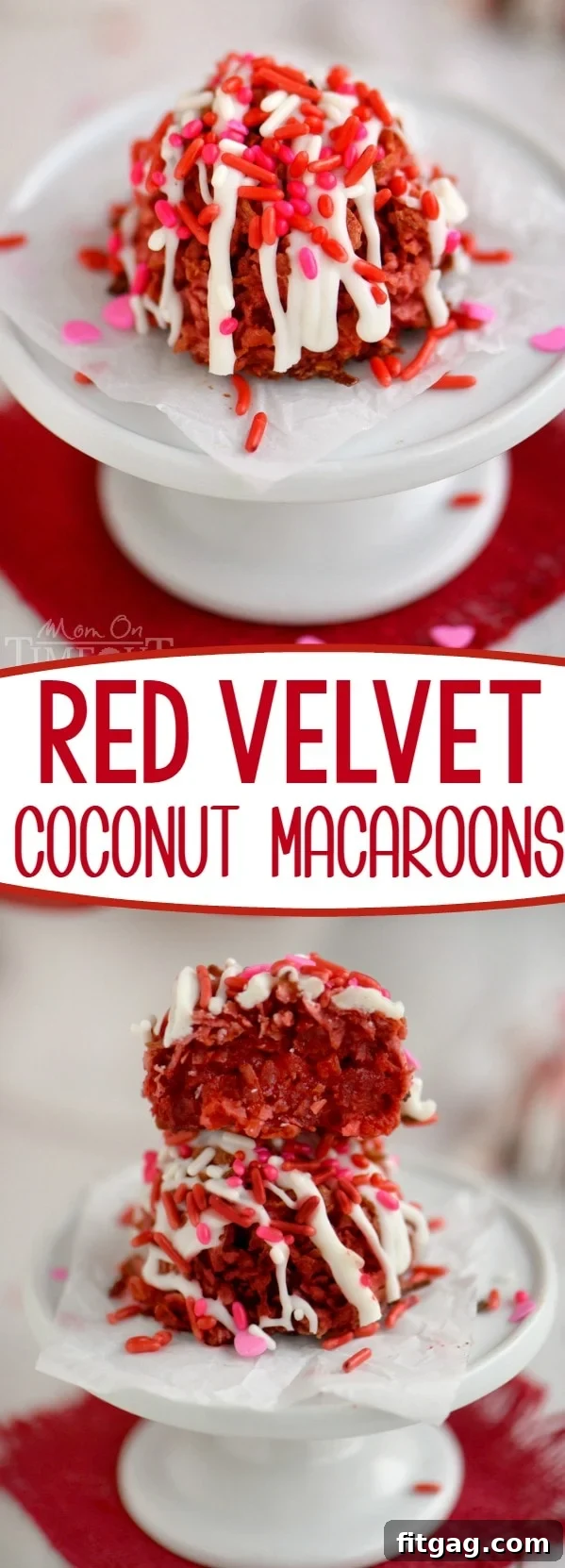 red-velvet-coconut-macaroons-recipe-collage