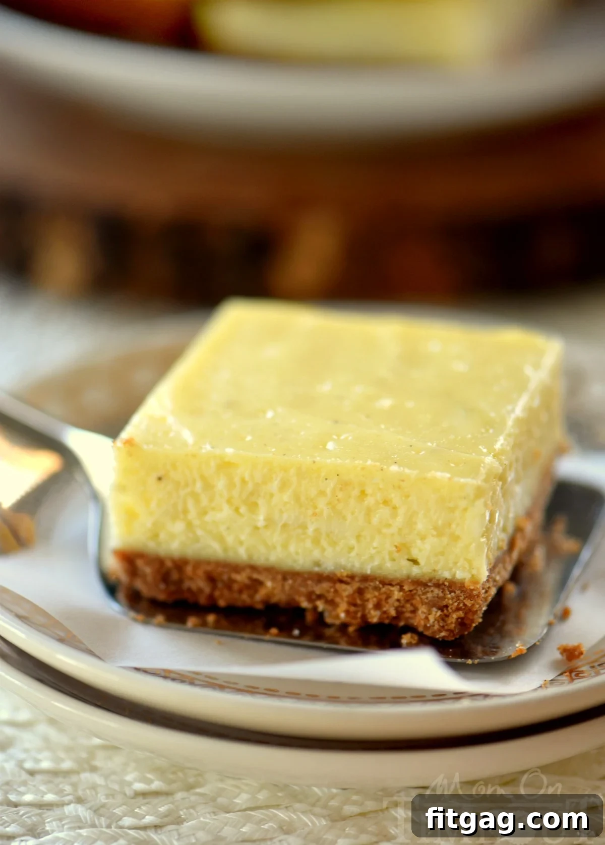 King Arthur Flour Vanilla Bean Cheesecake Bar Mix - a perfect base for creative desserts