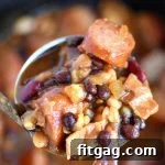 Hearty Slow Cooker Kielbasa and Barbecue Beans 2 slow-cooker-kielbasa-barbecue-beans