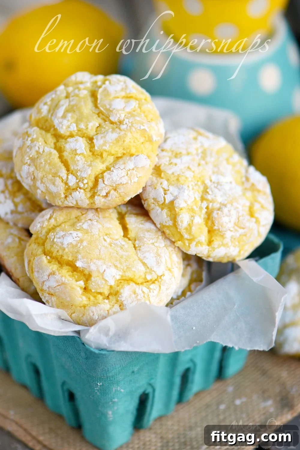 Zesty Lemon Snaps 2 Delicious lemon cookies on a plate, perfect for parties and easy to make with their bright, bold lemon flavor from zest and juice.