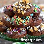 Delicious Chocolate Cake Mix Donuts