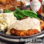 A small image of a finished Chicken Fried Steak