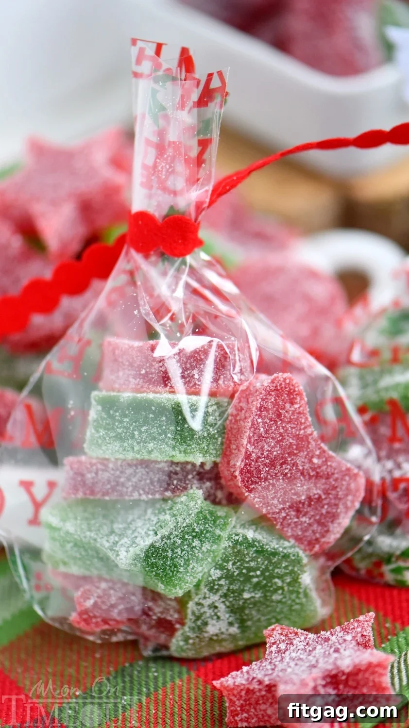 How to Package Homemade Gumdrops Gifting Homemade Gumdrops for Christmas