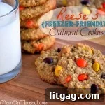 Reese's Freezer-Friendly Oatmeal Cookies - Recipe Card Image