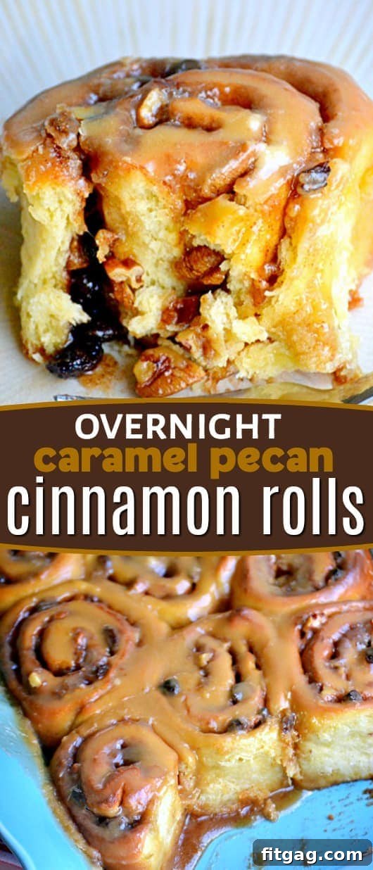 caramel-pecan-cinnamon-rolls-collage