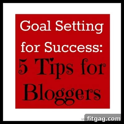 A person setting clear goals for their blog to achieve success. Represents blog growth and strategic planning.