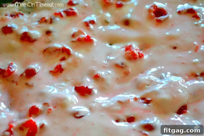 Layers of Marshmallow and Cherries in Crunch Bars