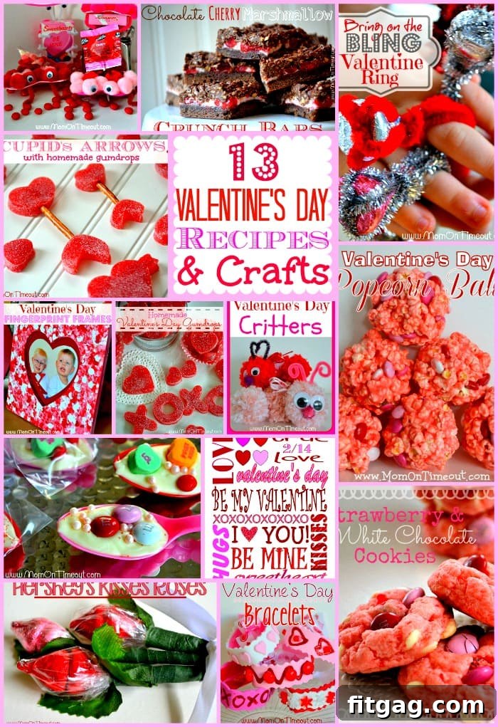 11 Valentine's Day Recipes and Crafts | MomOnTimeout.com A heartwarming collection of Valentine's Day recipes and crafts, perfect for celebrating love with delicious treats and thoughtful DIY gifts. Featuring various sweet desserts and creative projects for all ages.