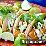 Fish Tacos with Roasted Corn Salsa - a quick weeknight meal