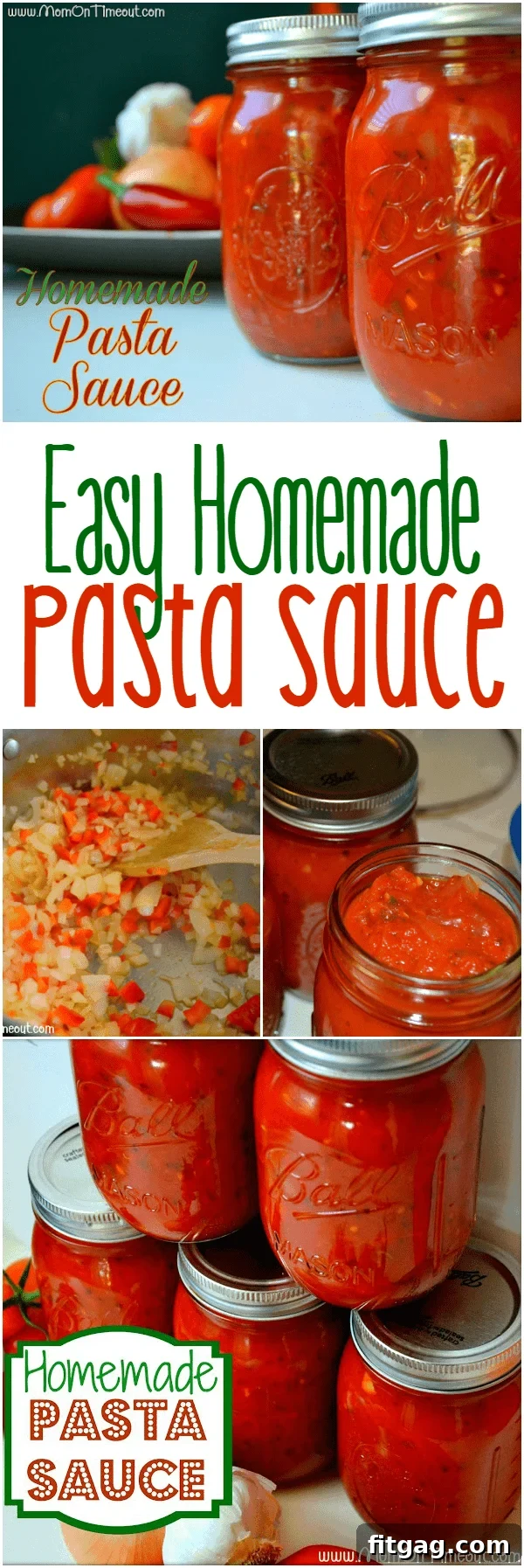 A final image showing a large batch of homemade pasta sauce, perfect for canning or freezing.