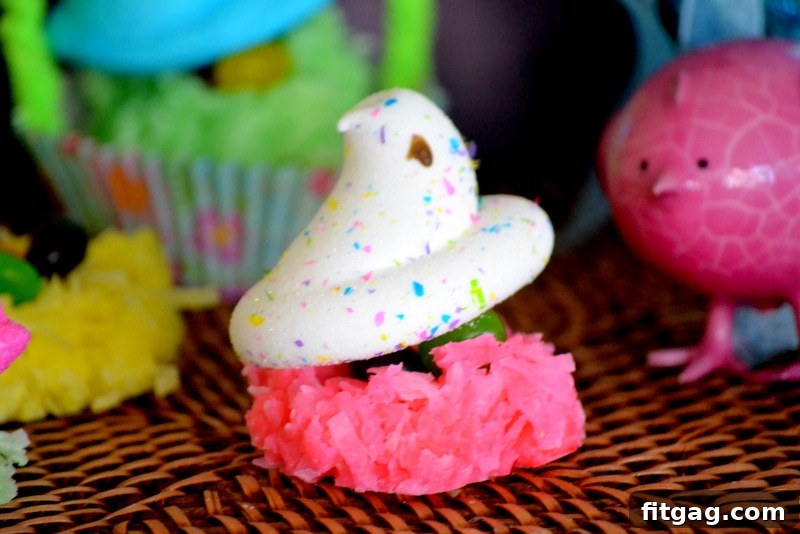 Special edition Peep marshmallow chick, celebrating the brand's 60th anniversary with unique decoration.