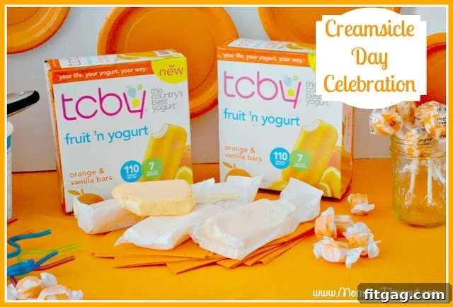 Ingredients for a Creamsicle themed party