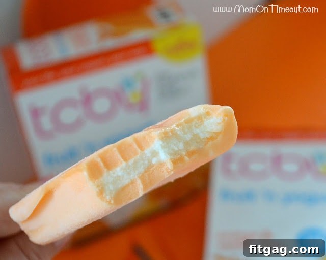 Delicious Creamsicle Float being prepared