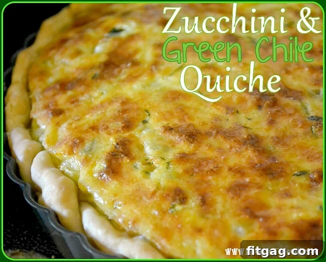 Family-Size Zucchini Green Chile Quiche Large Zucchini and Green Chile Quiche Ready to Serve