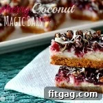 Heavenly Raspberry Coconut Squares 8 Raspberry Coconut Magic Bars